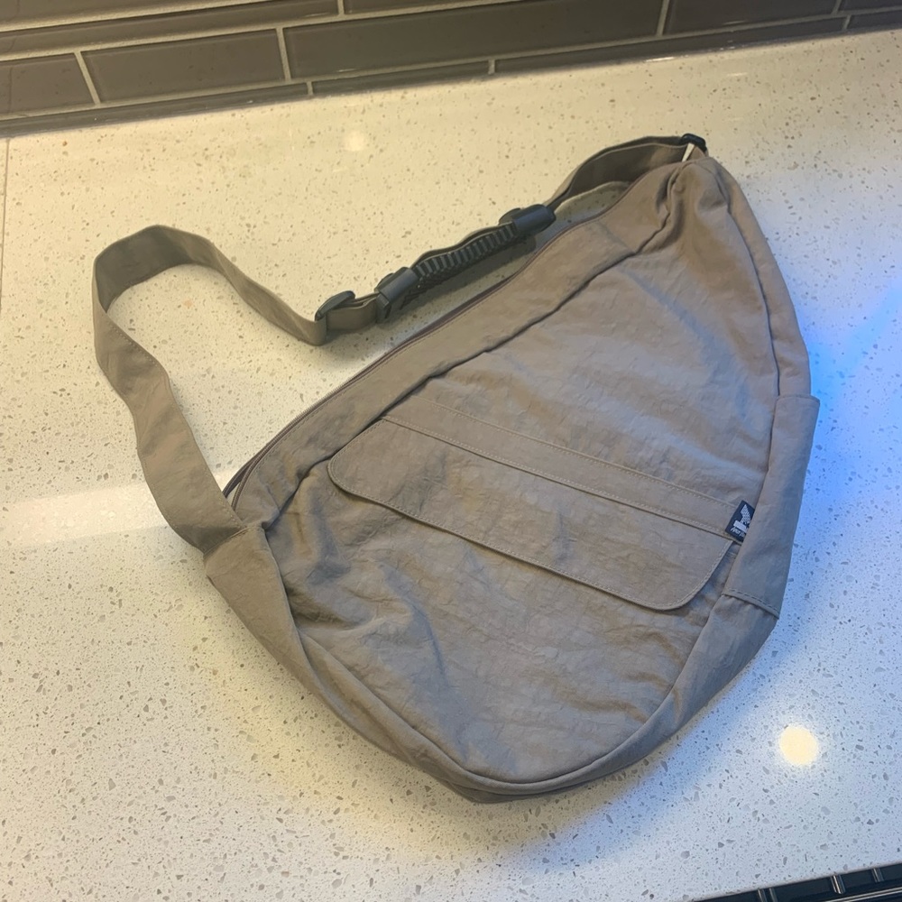 Ameribag olive sling bag